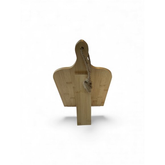 Bamboo Wooden Cutting Board Plaque With "Recipe For A Great Retirement" Print & - Picture 2 of 6